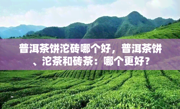 普洱茶饼沱砖哪个好，普洱茶饼、沱茶和砖茶：哪个更好？