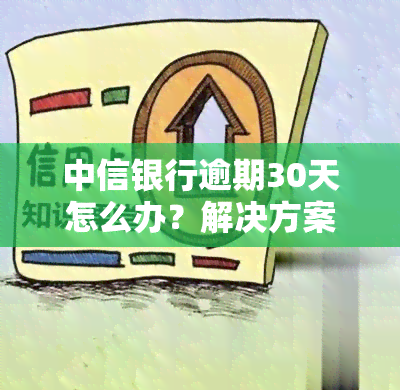 中信银行逾期30天怎么办？解决方案及处理方法