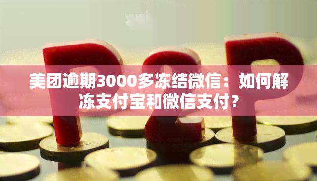 美团逾期3000多冻结微信：如何解冻支付宝和微信支付？