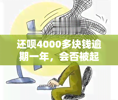 还呗4000多块钱逾期一年，会否被起诉？解决方案是什么？