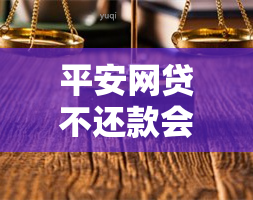 平安网贷不还款会上门么，平安网贷：不还款是否会进行上门？