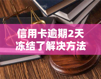 信用卡逾期2天冻结了解决方法及解冻步骤