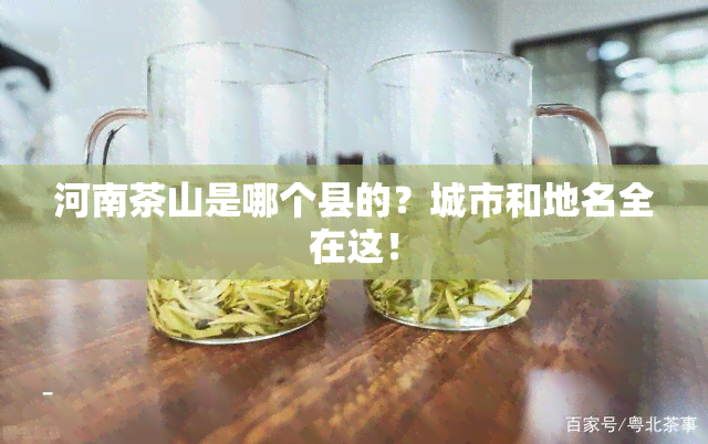 河南茶山是哪个县的？城市和地名全在这！