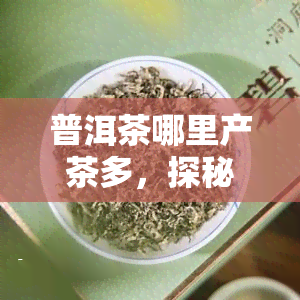 普洱茶哪里产茶多，探秘普洱茶的故乡：哪里是普洱茶的主要产区？