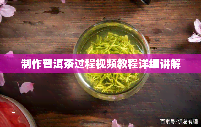 制作普洱茶过程视频教程详细讲解