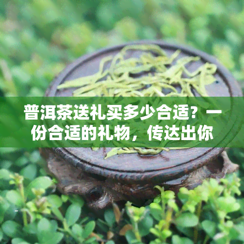 普洱茶送礼买多少合适？一份合适的礼物，传达出你的心意。