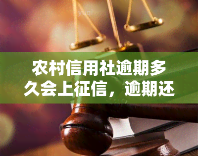 农村信用社逾期多久会上，逾期还款时间长短影响？了解农村信用社的信贷政策