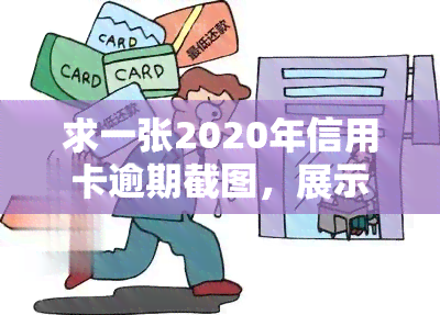 求一张2020年信用卡逾期截图，展示欠款情况