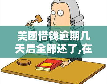 美团借钱逾期几天后全部还了,在借就借不出了，如何解决美团借钱逾期问题并成功借款？