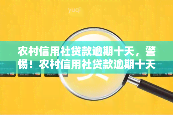 农村信用社贷款逾期十天，警惕！农村信用社贷款逾期十天可能带来的后果