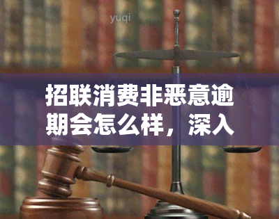 招联消费非恶意逾期会怎么样，深入了解：招联消费非恶意逾期的后果及处理方式