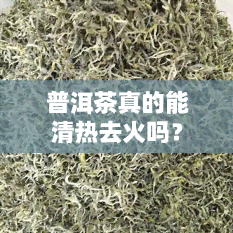 普洱茶真的能清热去火吗？