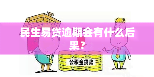 民生易贷逾期会有什么后果？