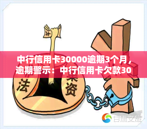 中行信用卡30000逾期3个月，逾期警示：中行信用卡欠款30000元，已逾期3个月，请尽快还款！