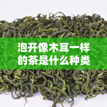 泡开像木耳一样的茶是什么种类？