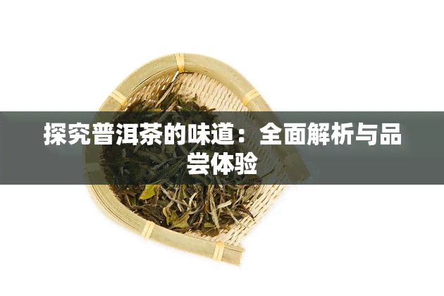 探究普洱茶的味道：全面解析与品尝体验