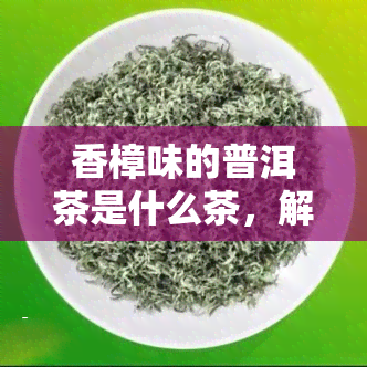 香樟味的普洱茶是什么茶，解密香樟味普洱茶：它到底属于哪一类茶叶？