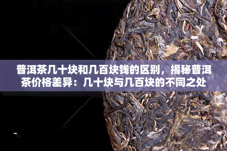 普洱茶几十块和几百块钱的区别，揭秘普洱茶价格差异：几十块与几百块的不同之处