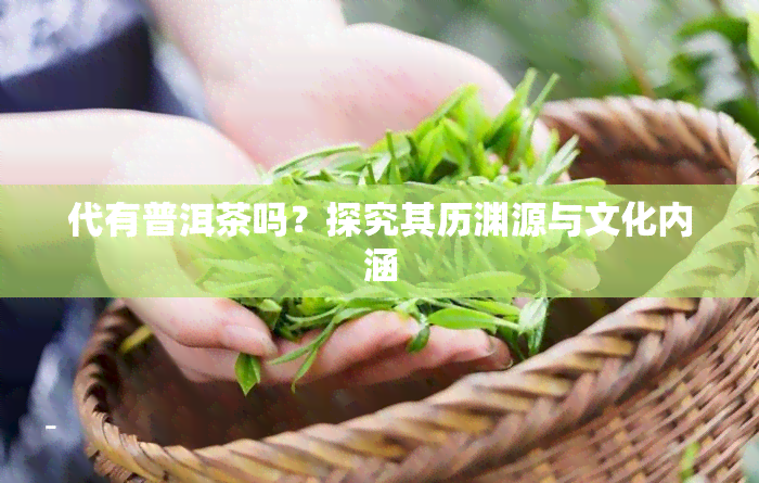 代有普洱茶吗？探究其历渊源与文化内涵