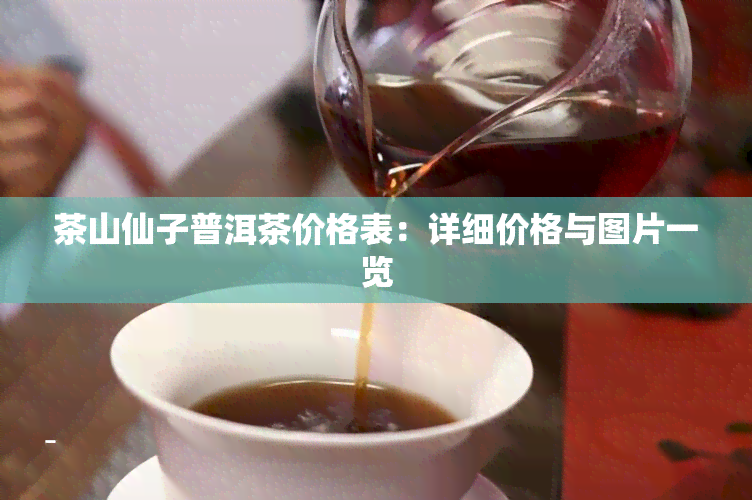 茶山仙子普洱茶价格表：详细价格与图片一览