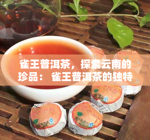 雀王普洱茶，探索云南的珍品： 雀王普洱茶的独特魅力与品味