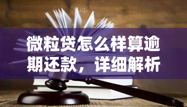 微粒贷怎么样算逾期还款，详细解析：如何计算微粒贷的逾期还款？