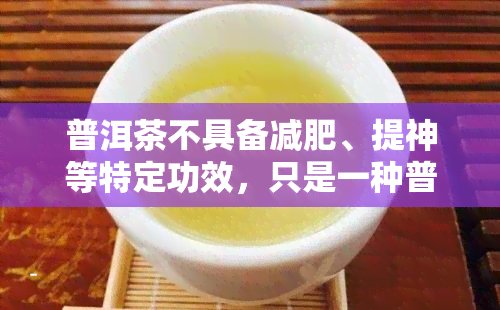 普洱茶不具备减肥、提神等特定功效，只是一种普通的饮品。