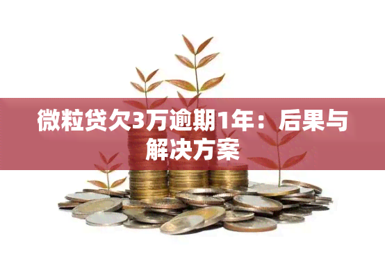 微粒贷欠3万逾期1年：后果与解决方案