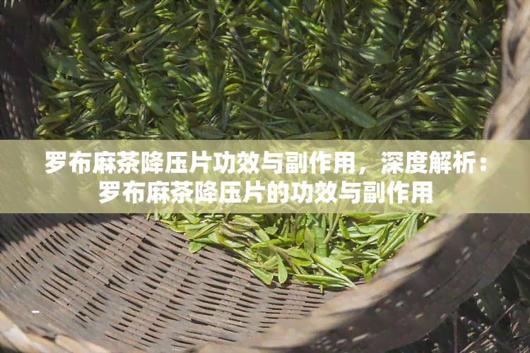 罗布麻茶降压片功效与副作用，深度解析：罗布麻茶降压片的功效与副作用