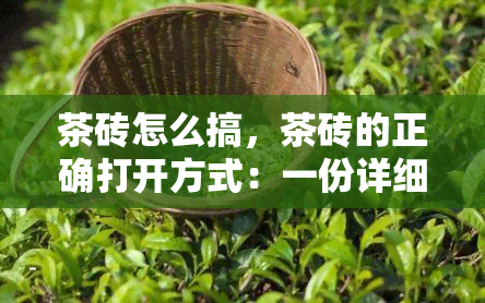 茶砖怎么搞，茶砖的正确打开方式：一份详细的指南