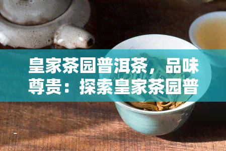 皇家茶园普洱茶，品味尊贵：探索皇家茶园普洱茶的独特魅力