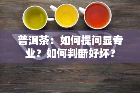 普洱茶：如何提问显专业？如何判断好坏？