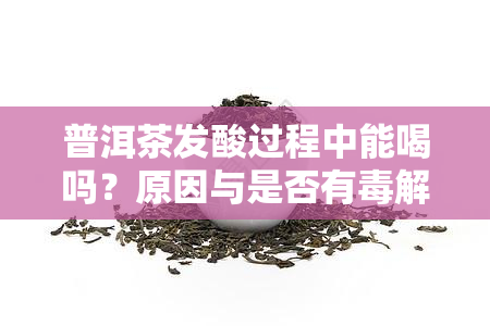 普洱茶发酸过程中能喝吗？原因与是否有解析