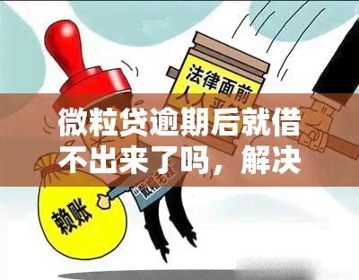 微粒贷逾期后就借不出来了吗，解决你的疑惑：微粒贷逾期后是否无法再借款？