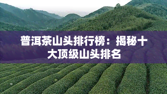 普洱茶山头排行榜：揭秘十大顶级山头排名