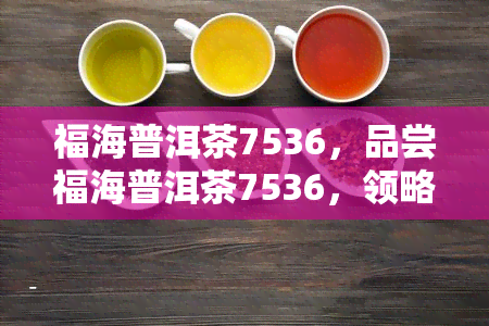 福海普洱茶7536，品尝福海普洱茶7536，领略云南茶文化的独特魅力