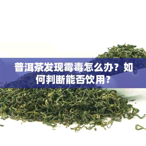 普洱茶发现霉怎么办？如何判断能否饮用？