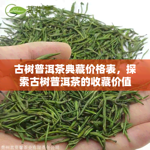 古树普洱茶典藏价格表，探索古树普洱茶的收藏价值：典藏价格表一览