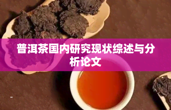 普洱茶国内研究现状综述与分析论文