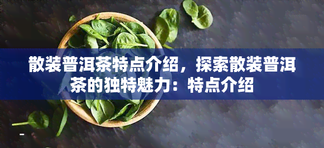 散装普洱茶特点介绍，探索散装普洱茶的独特魅力：特点介绍