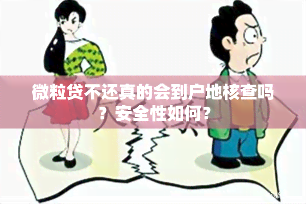 微粒贷不还真的会到户地核查吗？安全性如何？