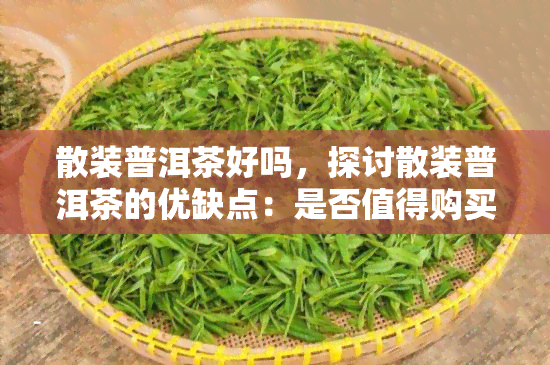 散装普洱茶好吗，探讨散装普洱茶的优缺点：是否值得购买？