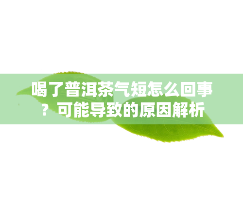 喝了普洱茶气短怎么回事？可能导致的原因解析