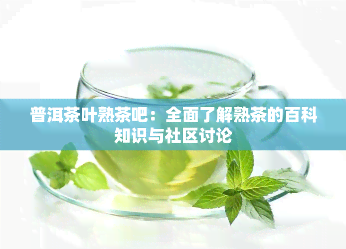 普洱茶叶熟茶吧：全面了解熟茶的百科知识与社区讨论