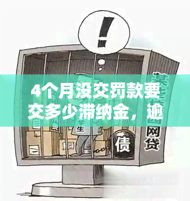 4个月没交罚款要交多少滞纳金，逾期4个月未缴纳交通罚款，将面临多少滞纳金？