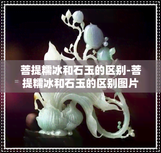 菩提糯冰和石玉的区别-菩提糯冰和石玉的区别图片