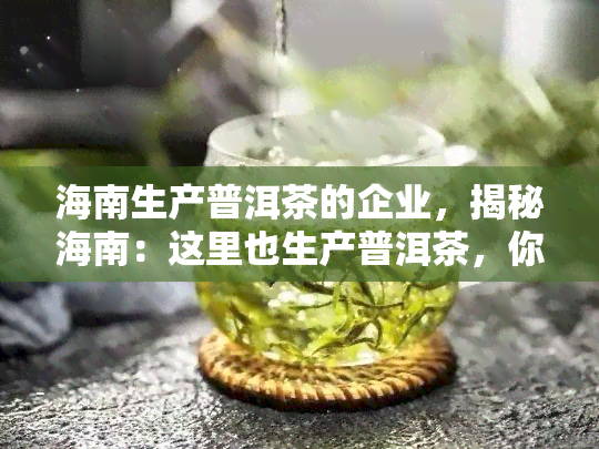 海南生产普洱茶的企业，揭秘海南：这里也生产普洱茶，你知道吗？