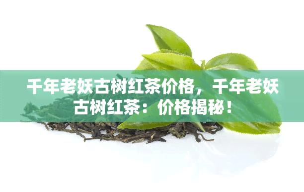 千年老妖古树红茶价格，千年老妖古树红茶：价格揭秘！