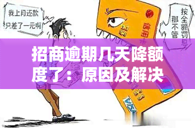 招商逾期几天降额度了：原因及解决办法