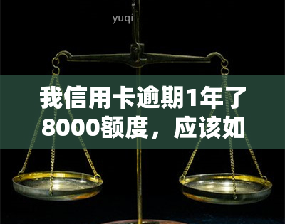 我信用卡逾期1年了8000额度，应该如何处理？